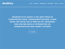 Tablet Screenshot of medware.dk